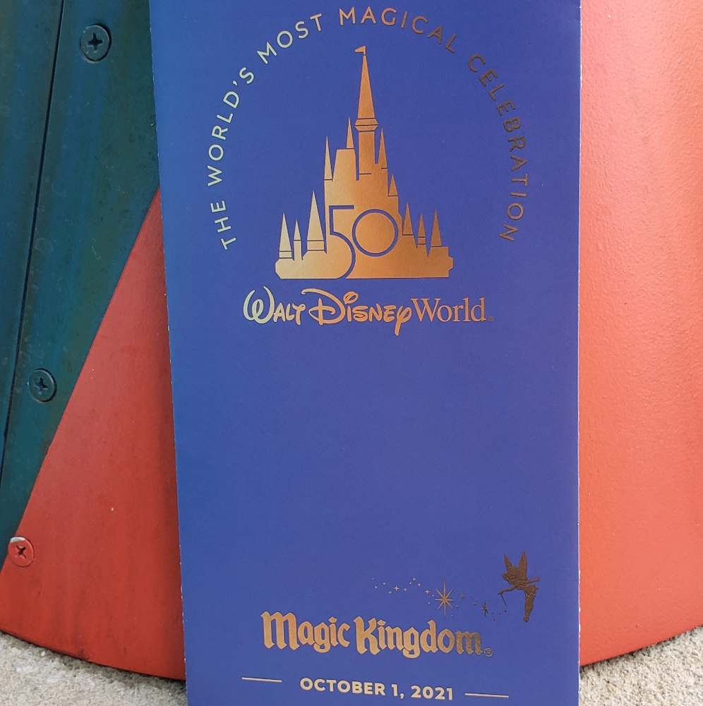 WDW 50th Park Map